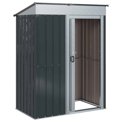 Magazii pentru grădină Antracit 137 x 81 x 180 cm Metal