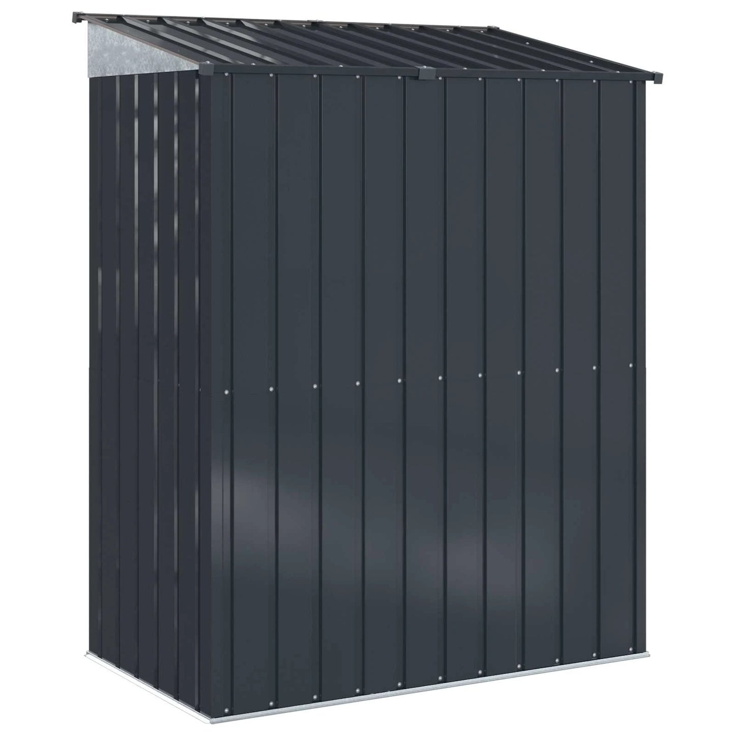 Magazii pentru grădină Antracit 137 x 81 x 180 cm Metal