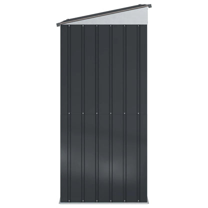 Magazii pentru grădină Antracit 137 x 81 x 180 cm Metal