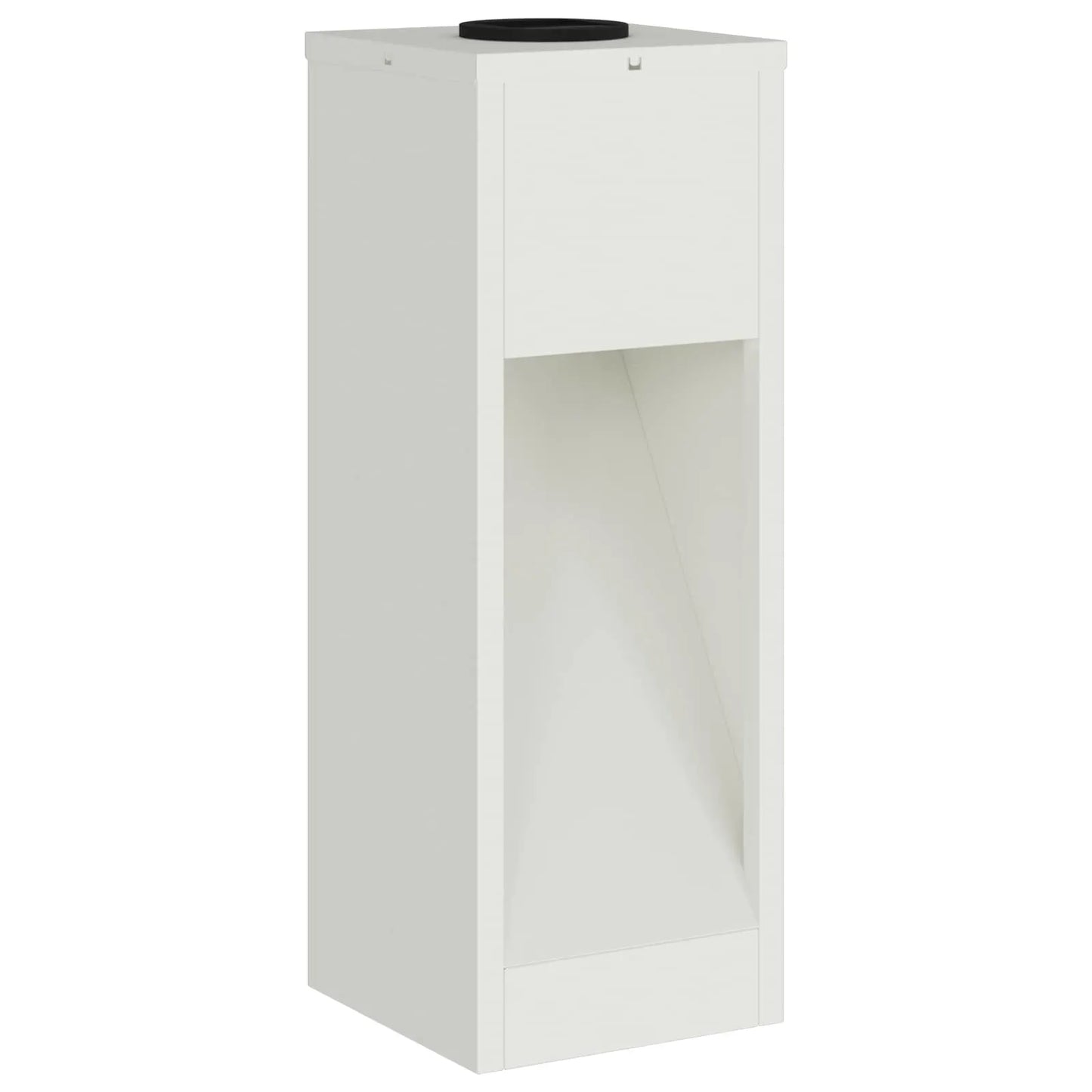 Lampa de parcurs LED solar 2 pcs Alb Oțel laminat la rece