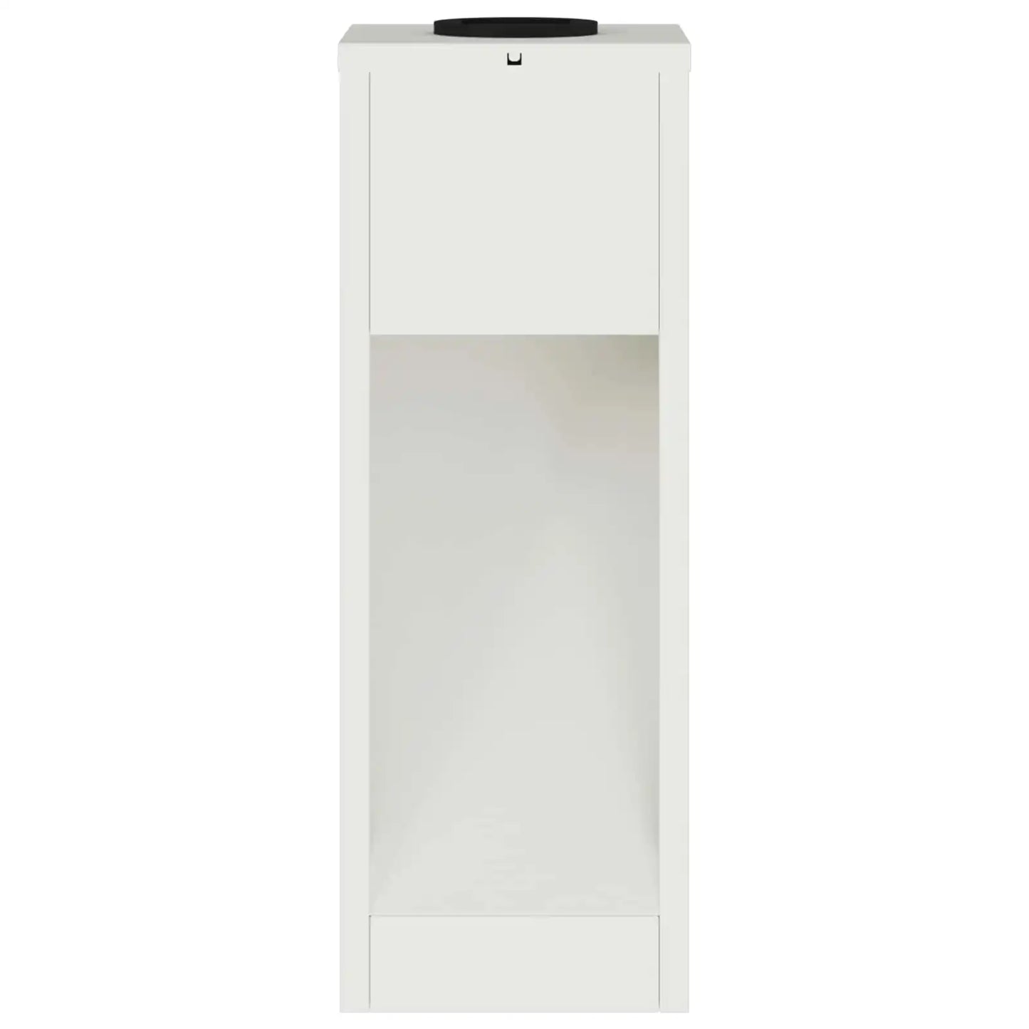 Lampa de parcurs LED solar 2 pcs Alb Oțel laminat la rece