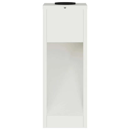 Lampa de parcurs LED solar 2 pcs Alb Oțel laminat la rece