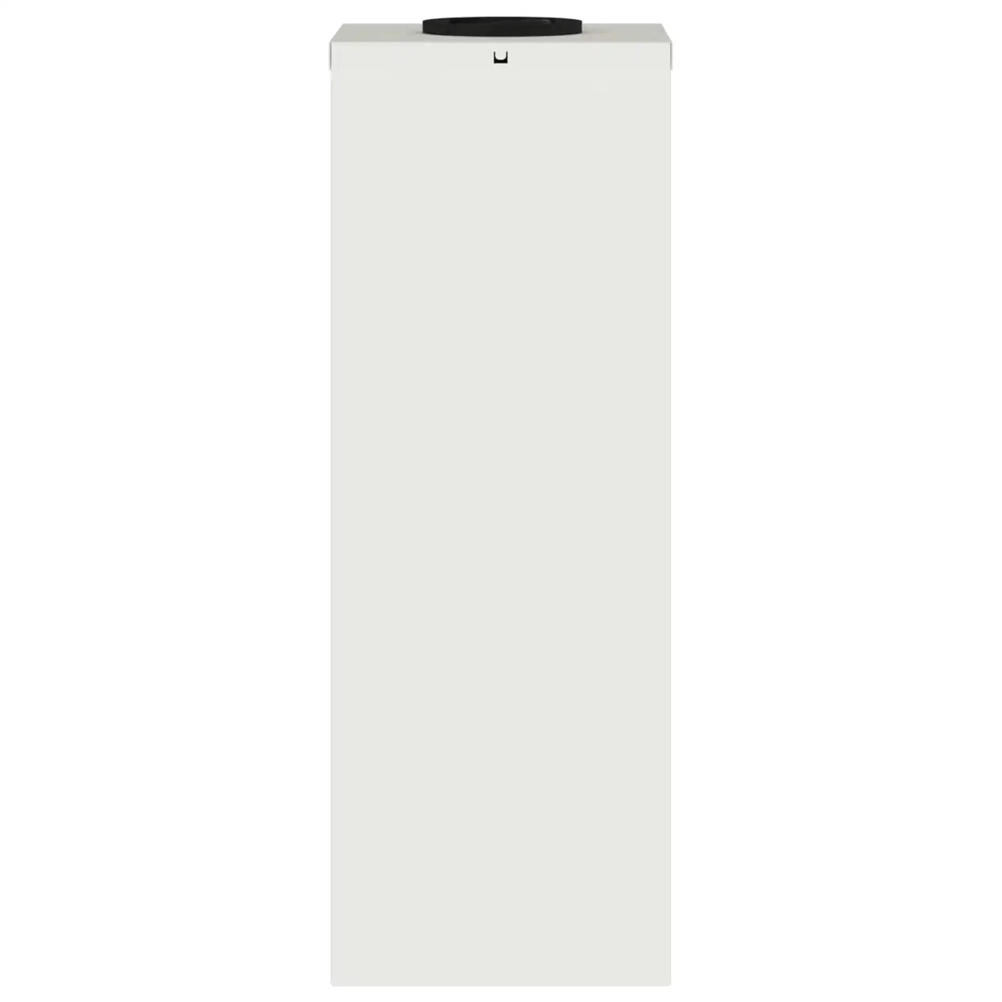 Lampa de parcurs LED solar 2 pcs Alb Oțel laminat la rece