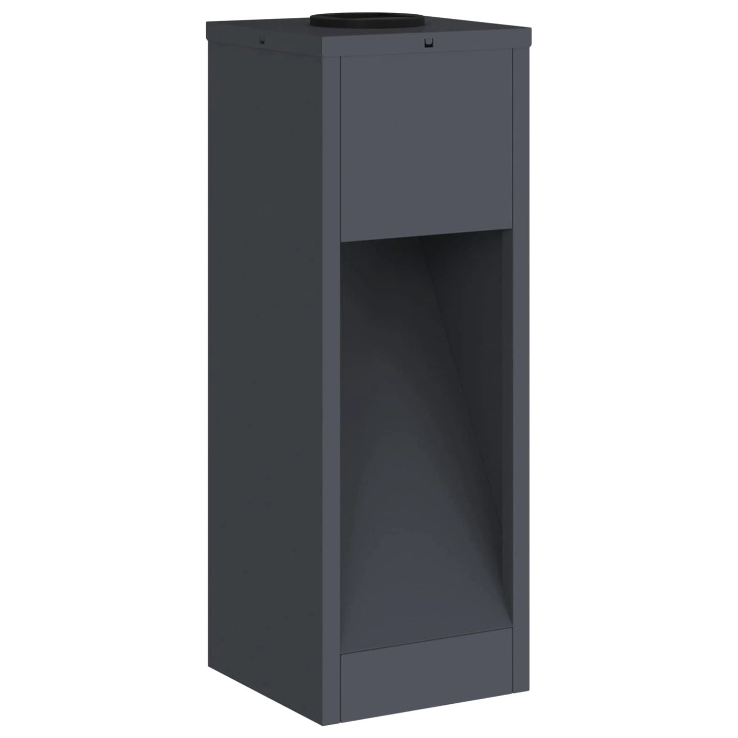 Lampa de parcurs LED solar 2 pcs Antracit Oțel laminat la rece