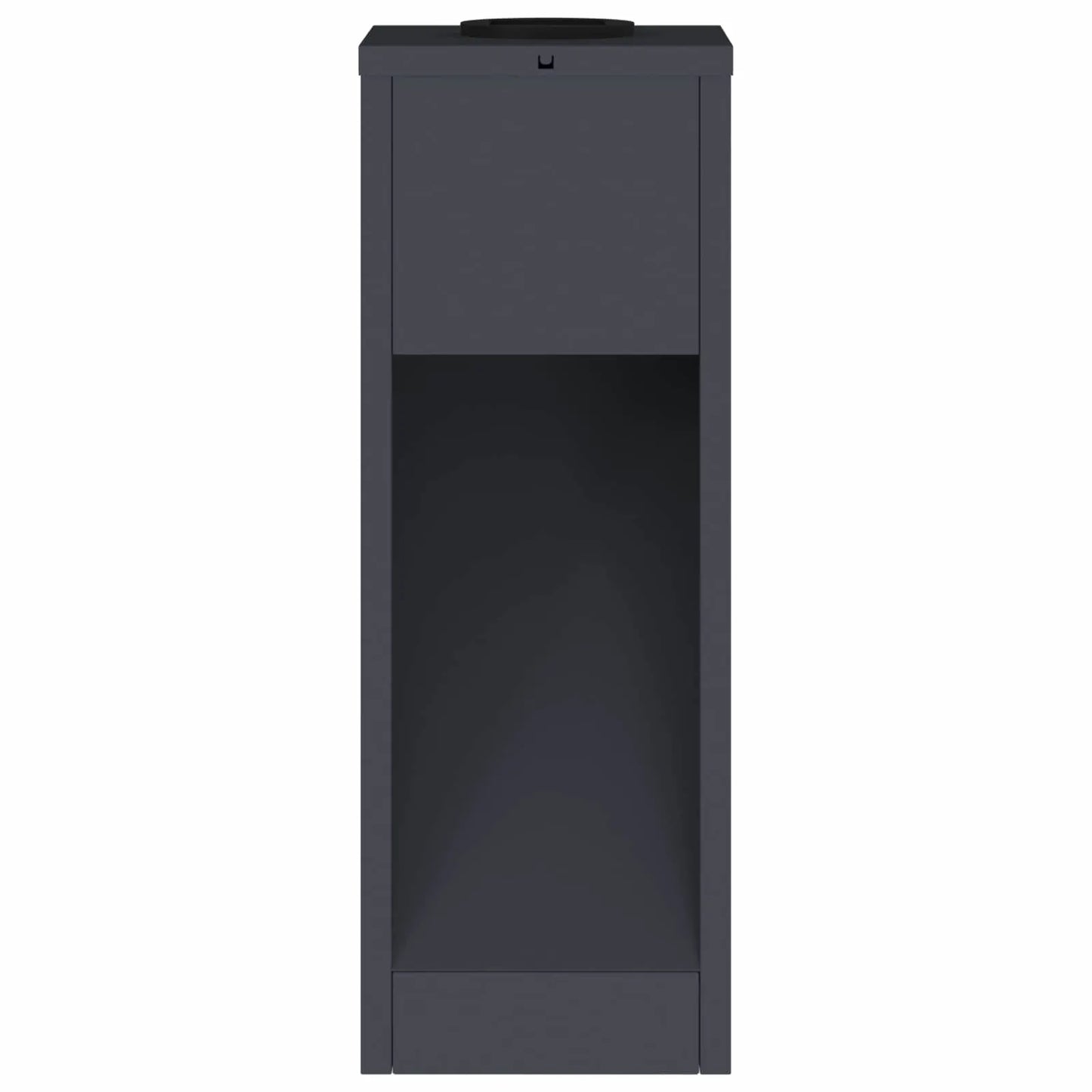 Lampa de parcurs LED solar 2 pcs Antracit Oțel laminat la rece