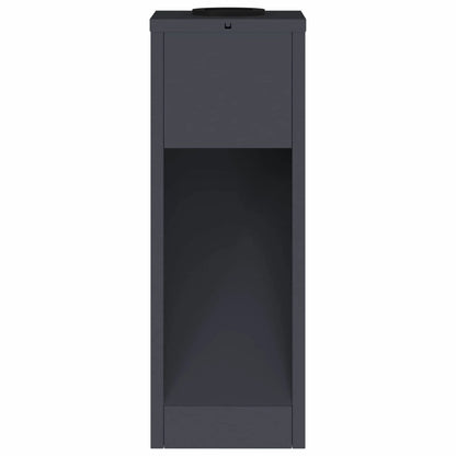 Lampa de parcurs LED solar 2 pcs Antracit Oțel laminat la rece