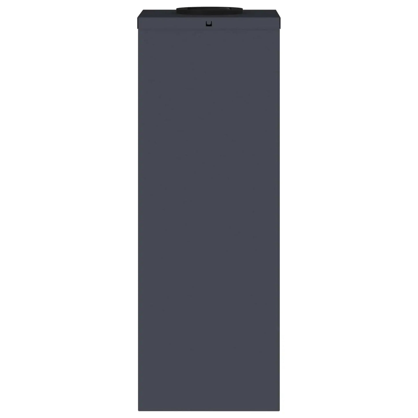 Lampa de parcurs LED solar 2 pcs Antracit Oțel laminat la rece