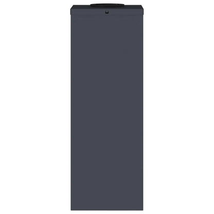 Lampa de parcurs LED solar 2 pcs Antracit Oțel laminat la rece
