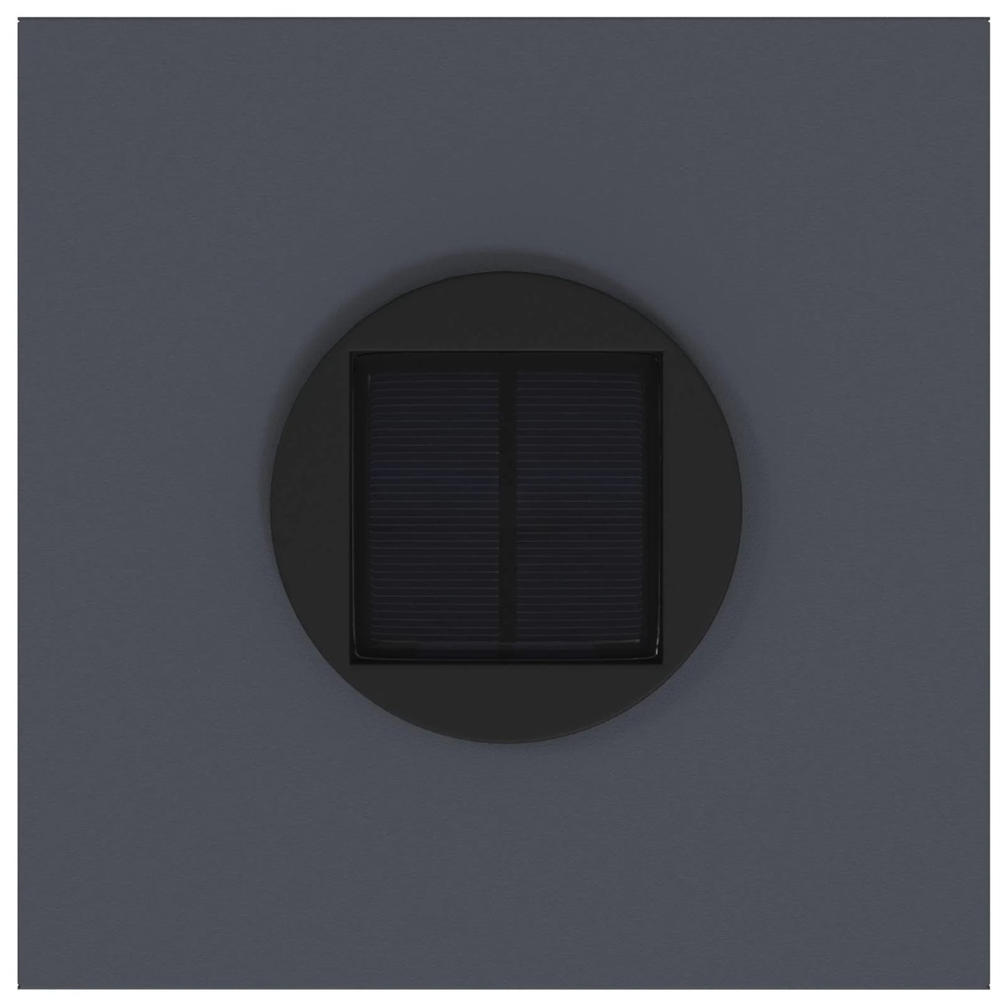 Lampa de parcurs LED solar 2 pcs Antracit Oțel laminat la rece