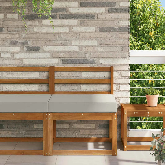 Perna pentru canapea de exterior Gri 60 x 60 x 8 cm Poliester