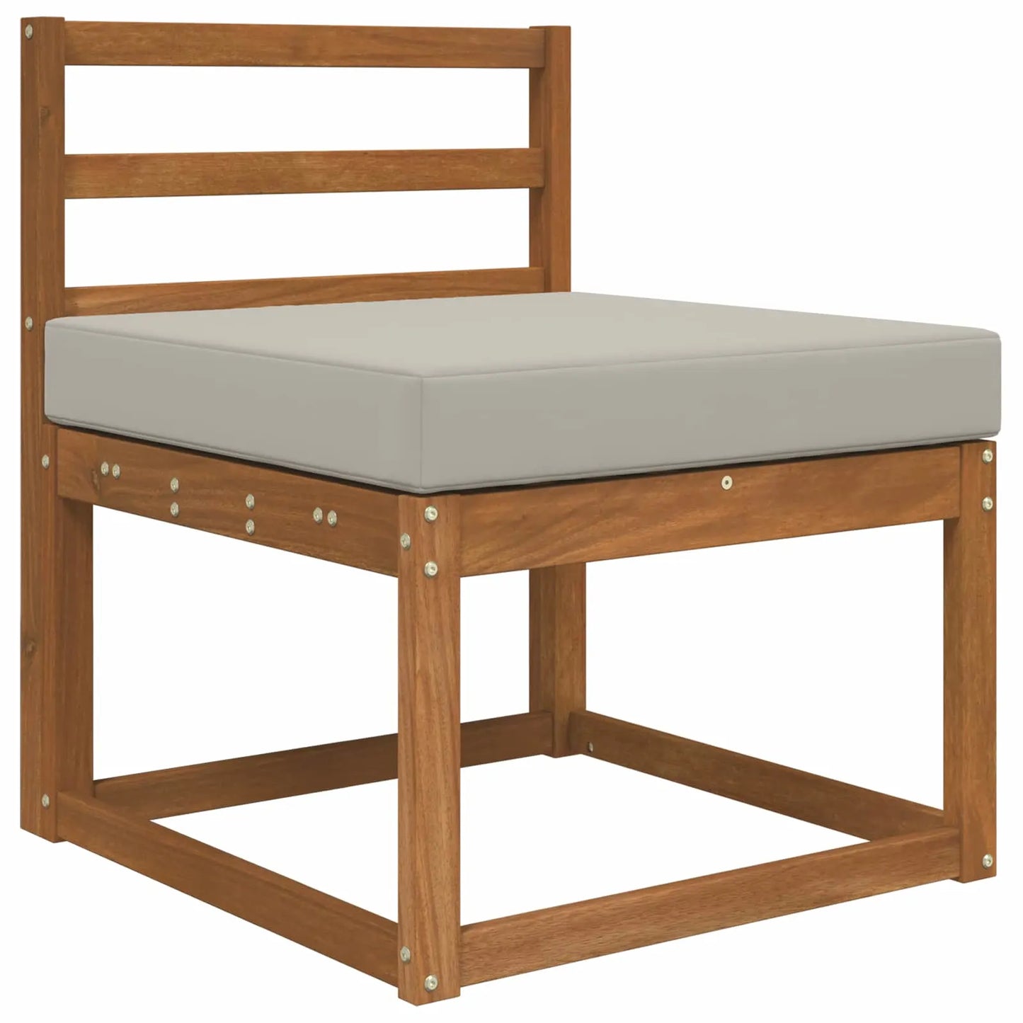 Perna pentru canapea de exterior Gri 60 x 60 x 8 cm Poliester