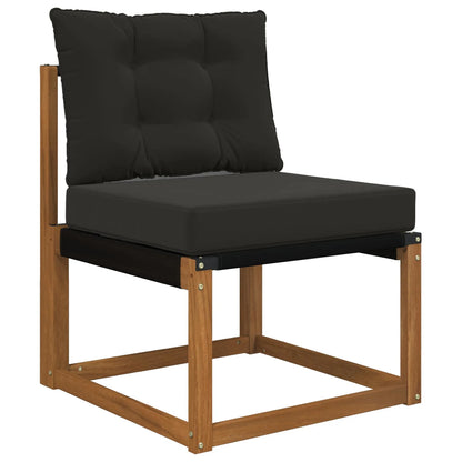 Perna pentru canapea de exterior 2 pcs Negru Poliester