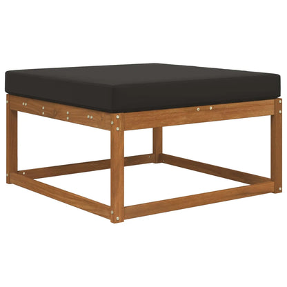 Perna pentru canapea de exterior Negru 80 x 80 x 8 cm Poliester