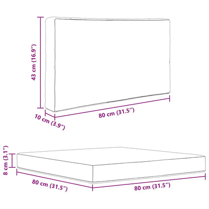 Perna pentru canapea de exterior 2 pcs Antracit Poliester