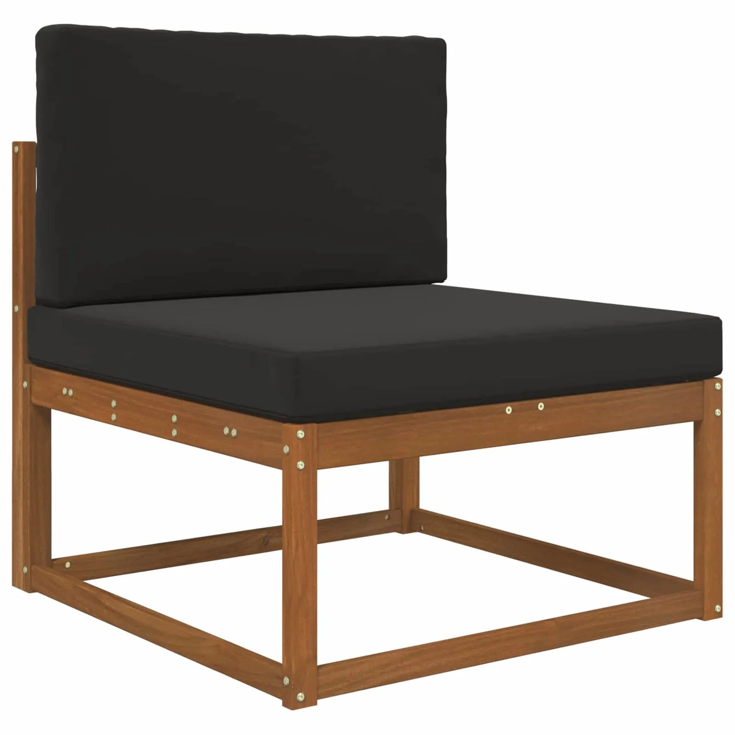 Perna pentru canapea de exterior 2 pcs Negru Poliester